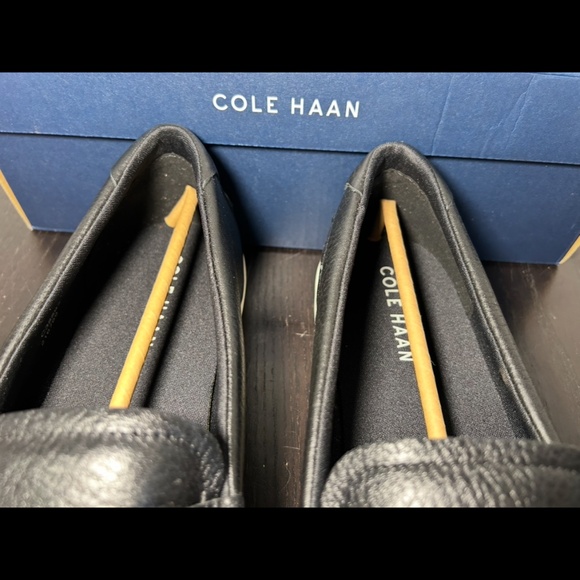 Cole Haan Nantucket Pebbled Leather Penny Loafers Shoes Black Mens Size 13M